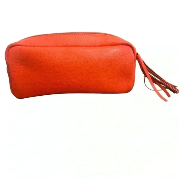 Valentina Leather Cosmetic Bag - Picture 1 of 11